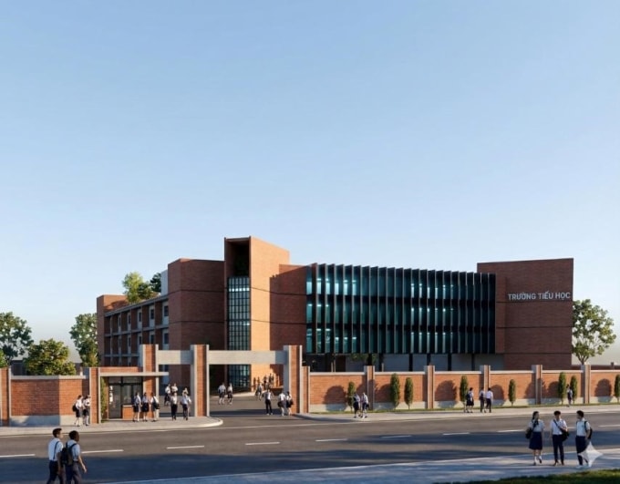 Phối cảnh Trường Tiểu học Bình Chuẩn 3. Ảnh: Phát Đạt