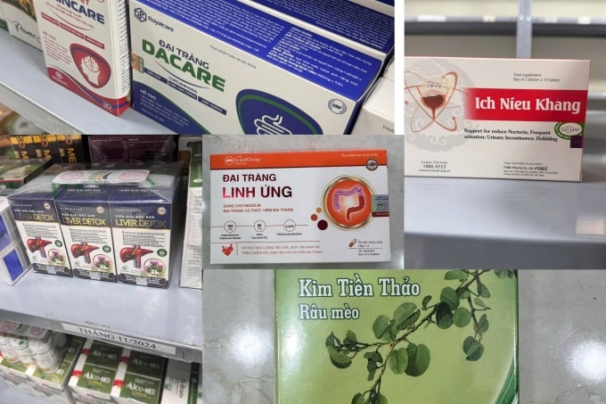 Một số sản phẩm tại nhà máy. Ảnh: Công an