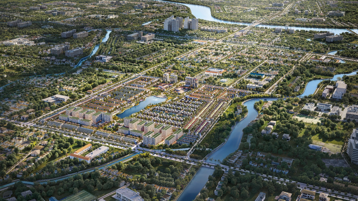 Nam Long II Central Lake – đô thị tích hợp quy mô 43,8 ha tại phường Cái Răng - được quy hoạch bài bản với hơn 60% diện tích dành cho mảng xanh, mặt nước và tiện ích cộng đồng.