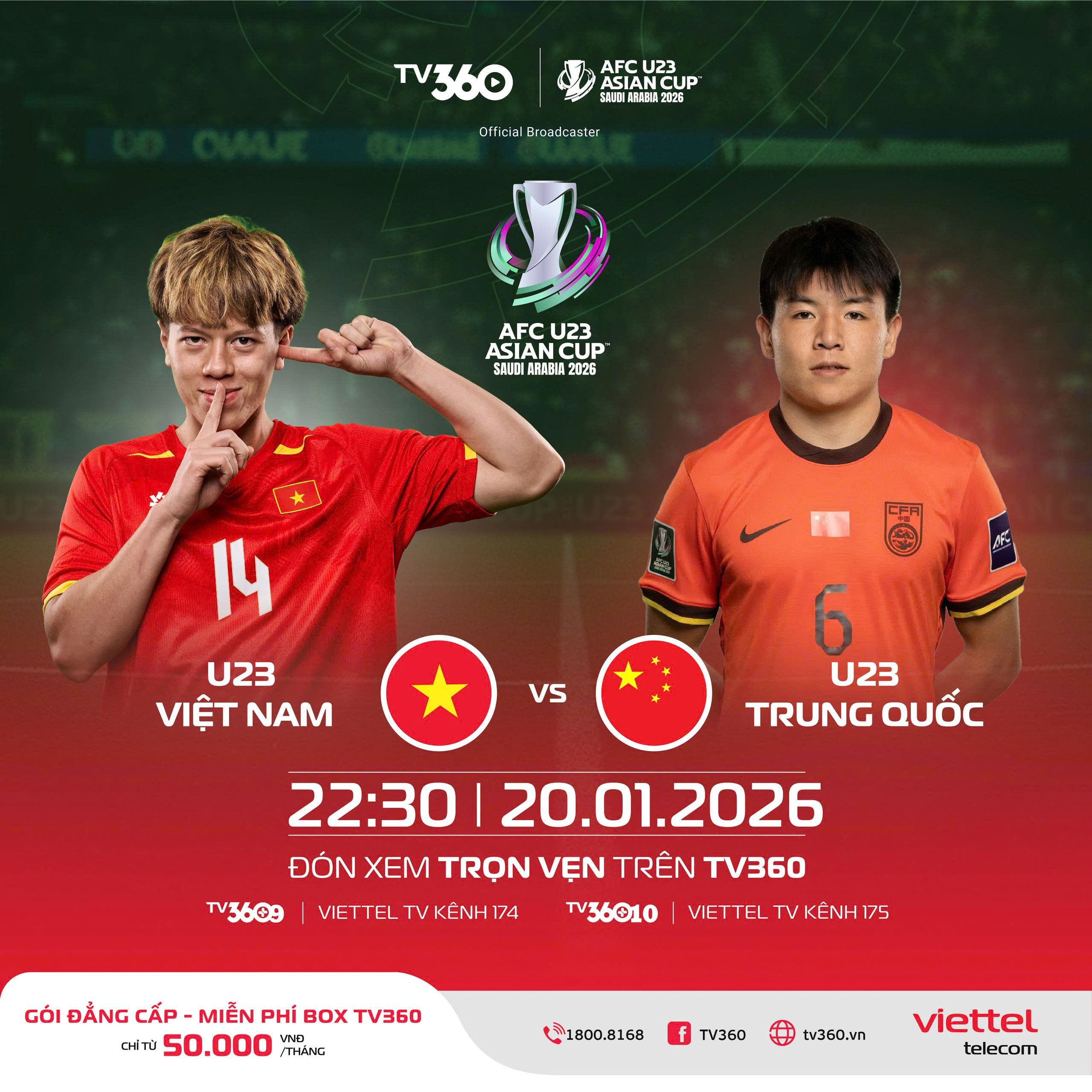U23 Việt Nam đấu với U23 Trung Quốc.