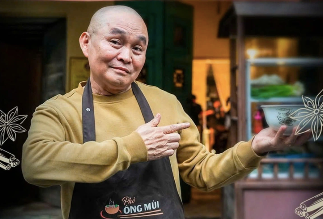 Nghệ sĩ Xuân Hinh trong phim.