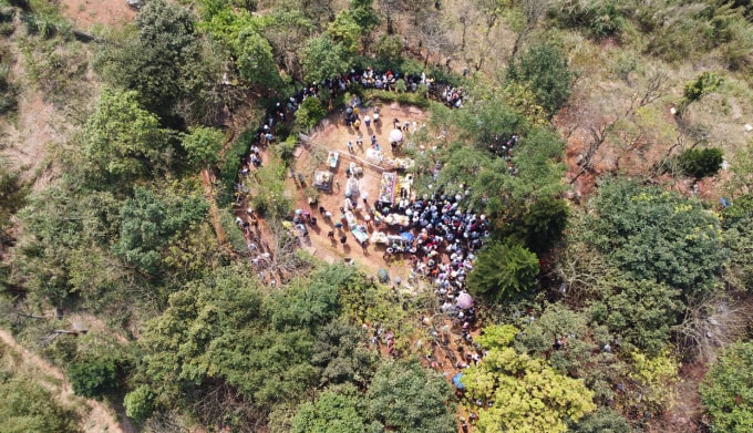 Huyệt đạo Am Tiên nhìn từ trên cao. Ảnh: Lê Hoàng