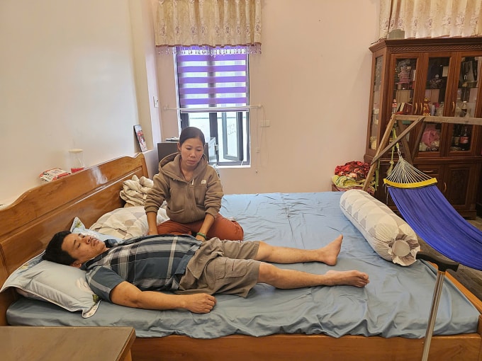 Anh Võ Mộng Đạt sức khỏe suy yếu sau vụ xô xát hai năm trước. Ảnh: Khải An