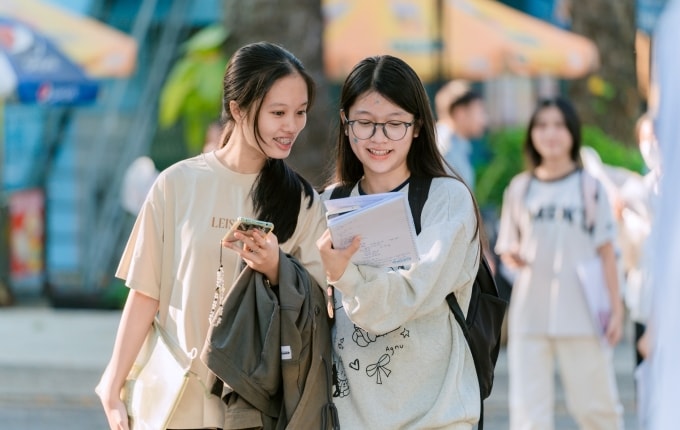 Thí sinh dự thi đánh giá năng lực tại trường Đại học Công nghệ Thông tin, ngày 1/3/2025. Ảnh: UIT