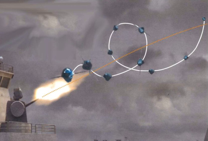 Khả năng cơ động trong pha cuối của tên lửa New SSM. Đồ họa: BQP Nhật Bản