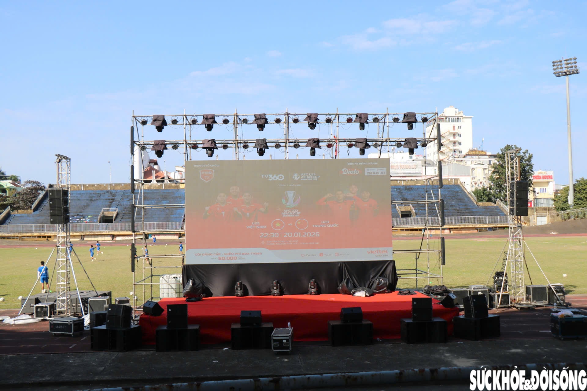 Cận cảnh màn hình LED 'khủng' ở Huế tiếp lửa U23 Việt Nam đấu U23 Trung Quốc- Ảnh 10.