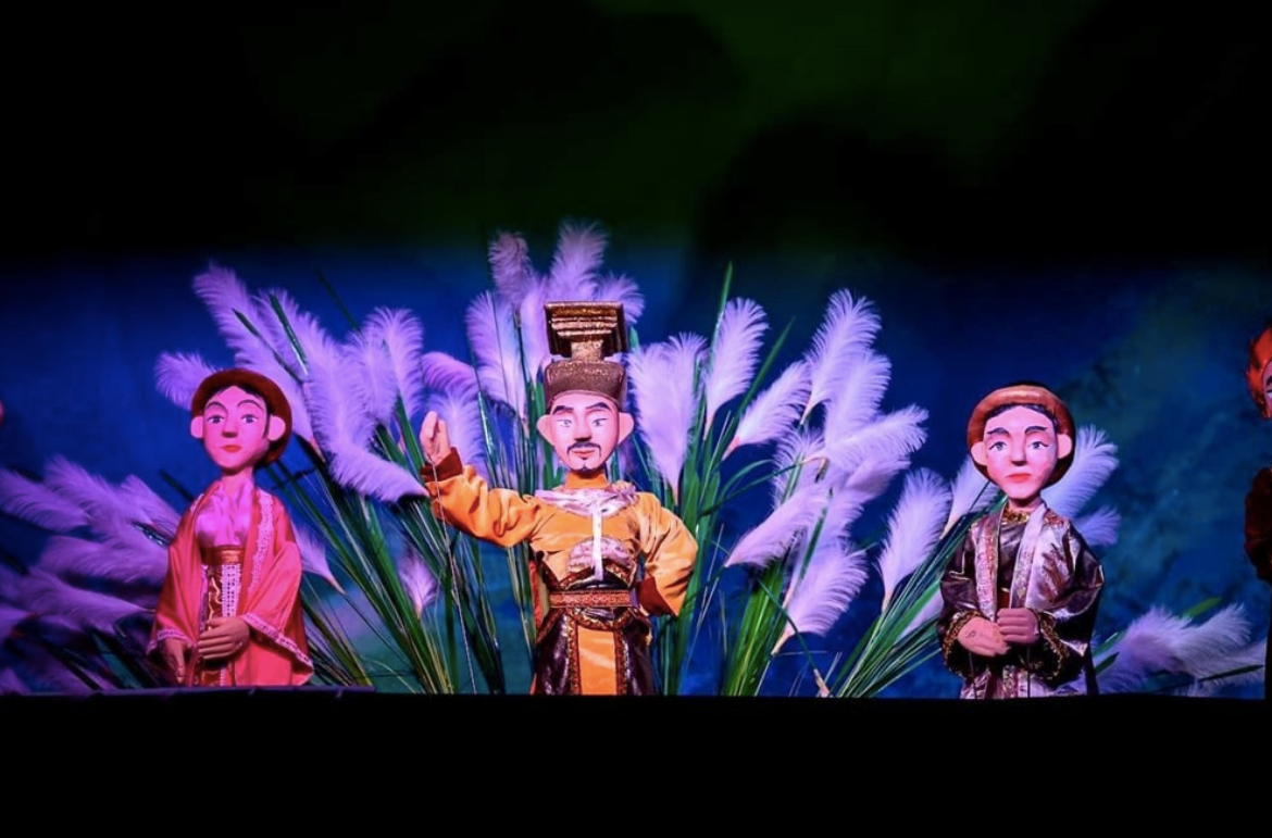 Một cảnh trong vở múa rối 