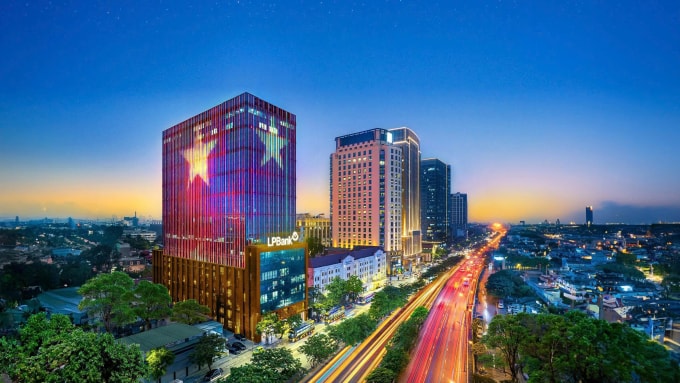 Tòa nhà LPBank Tower tại Hà Nội. Ảnh: LPBank