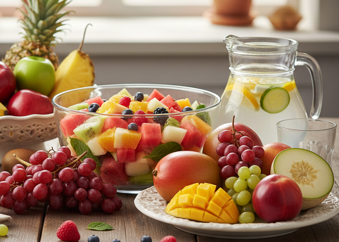 GM Diet là chế độ ăn kiêng nghiêm ngặt với các thực phẩm ít calo. Ảnh được tạo bởi AI