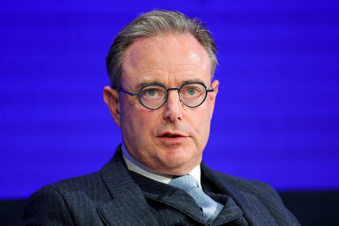 Thủ tướng Bỉ Bart De Wever tham dự hội nghị Diễn đàn Kinh tế Thế giới lần thứ 56 ở Davos, Thụy Sĩ ngày 20/1. Ảnh: Reuters