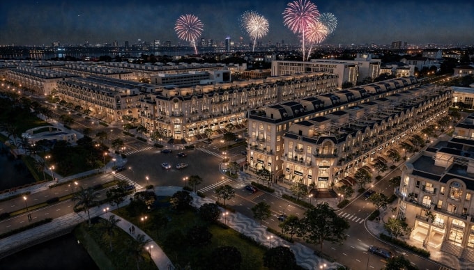 The Legend Shophouse với 44 căn shophouse giới hạn. Ảnh: VPG