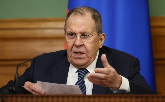 Ngoại trưởng Nga Sergey Lavrov tại Moskva hôm 14/1. Ảnh: AFP