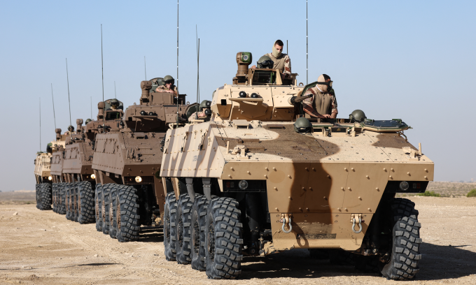 Binh sĩ Pháp trong cuộc diễn tập tại UAE tháng 12/2025. Ảnh: AFP