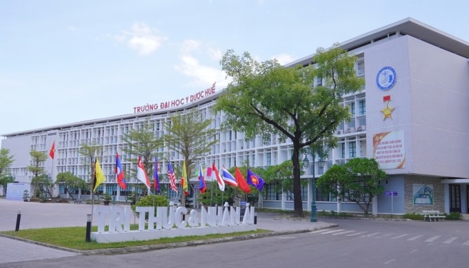 Trường Đại học Y - Dược, Đại học Huế. Ảnh: Fanpage trường