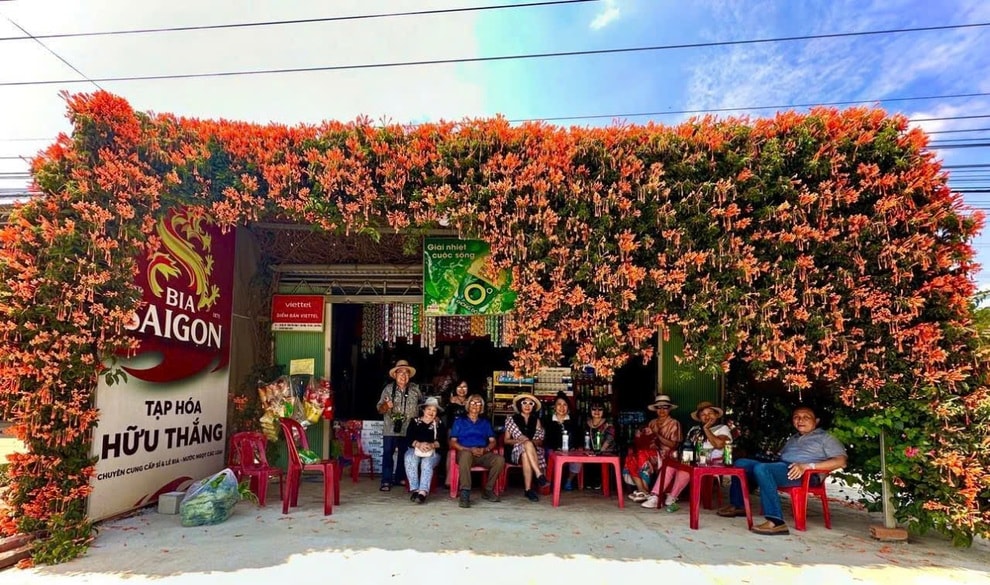 Ngôi nhà hoa xác pháo phủ kín như mái rèm che phủ ở Lâm Đồng lại gây sốt - 3