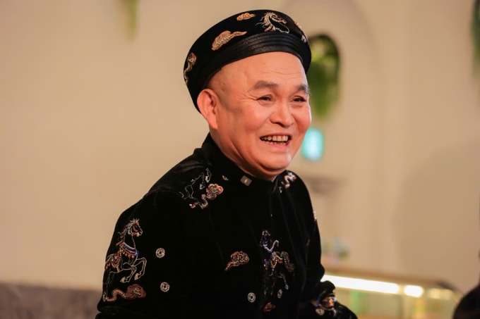 Nghệ sĩ Xuân Hinh tại buổi giới thiệu phim Mùi phở, chiều 20/1 ở Hà Nội. Ảnh: Nguyễn Hà Nam