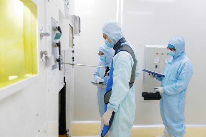 Dùng năng lượng nguyên tử điều chế thuốc cho bệnh nhân ung thư Ảnh: Ngọc Thành