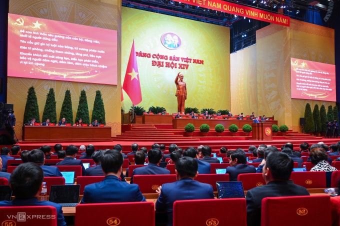 Đại hội Đảng XIV. Ảnh: Giang Huy