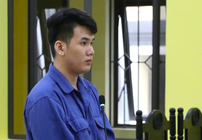 Mã Tấn Phát tại tòa hôm nay. Ảnh: An Minh