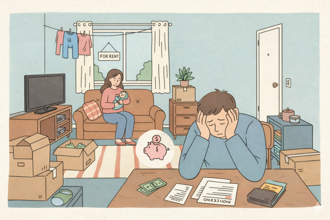 Tôi không thể khóc dù thất nghiệp khi vợ mới sinh, ở nhà thuê, nợ ngân hàng