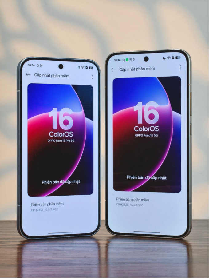 Hệ điều hành ColorOS 16 trên Oppo Reno15 Series. Ảnh: Oppo