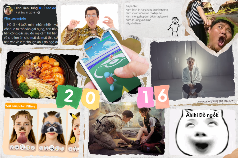 Nhìn lại 2016 Tổng hợp 10 trào lưu bùng nổ nhất năm