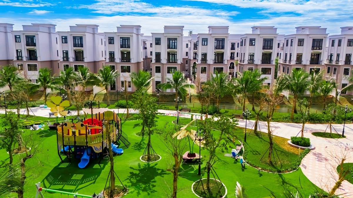 Chuỗi tiện ích nội khu Vịnh Xanh đáp ứng nhu cầu đa thế hệ.