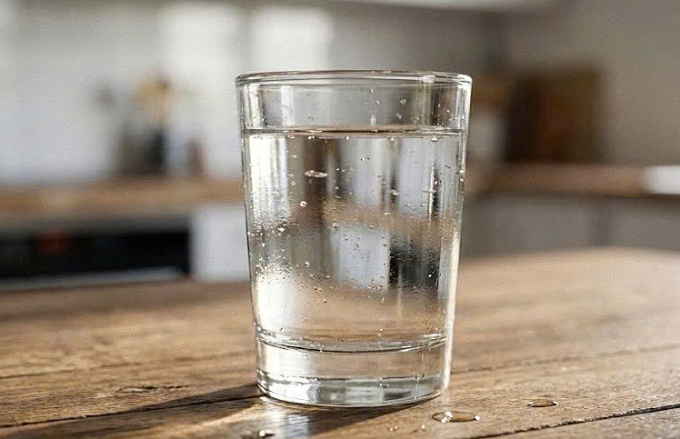 Uống nước ấm trước khi ngủ có thể giúp dễ thư giãn và cải thiện cảm giác thoải mái trước giờ đi ngủ. Ảnh: Trọng Nghĩa