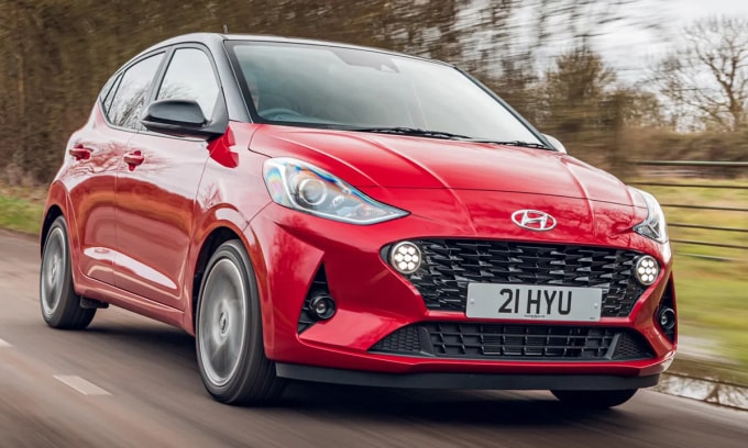 Hyundai i10 đời 2025 tại Anh. Ảnh: Top Gear