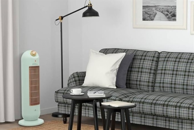 Một mẫu quạt sưởi gốm. Ảnh: ĐMX