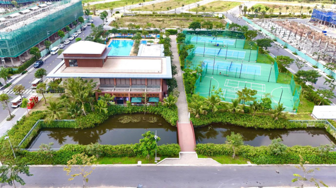 Khu thể thao tại LA Home đã vận hành, đón khách thường xuyên. Ảnh: Prodezi