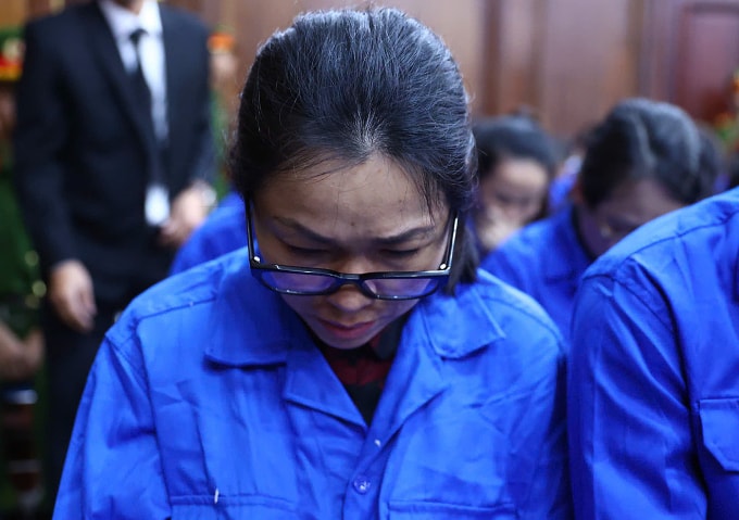 Bị cáo Hồ Thị Thanh Phương tại tòa. Ảnh: Trần Quỳnh