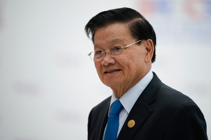 Tổng Bí thư, Chủ tịch nước Lào Thongloun Sisoulith tại thành phố Kazan ở Cộng hòa Tatarstan thuộc Nga hồi năm 2024. Ảnh: AFP