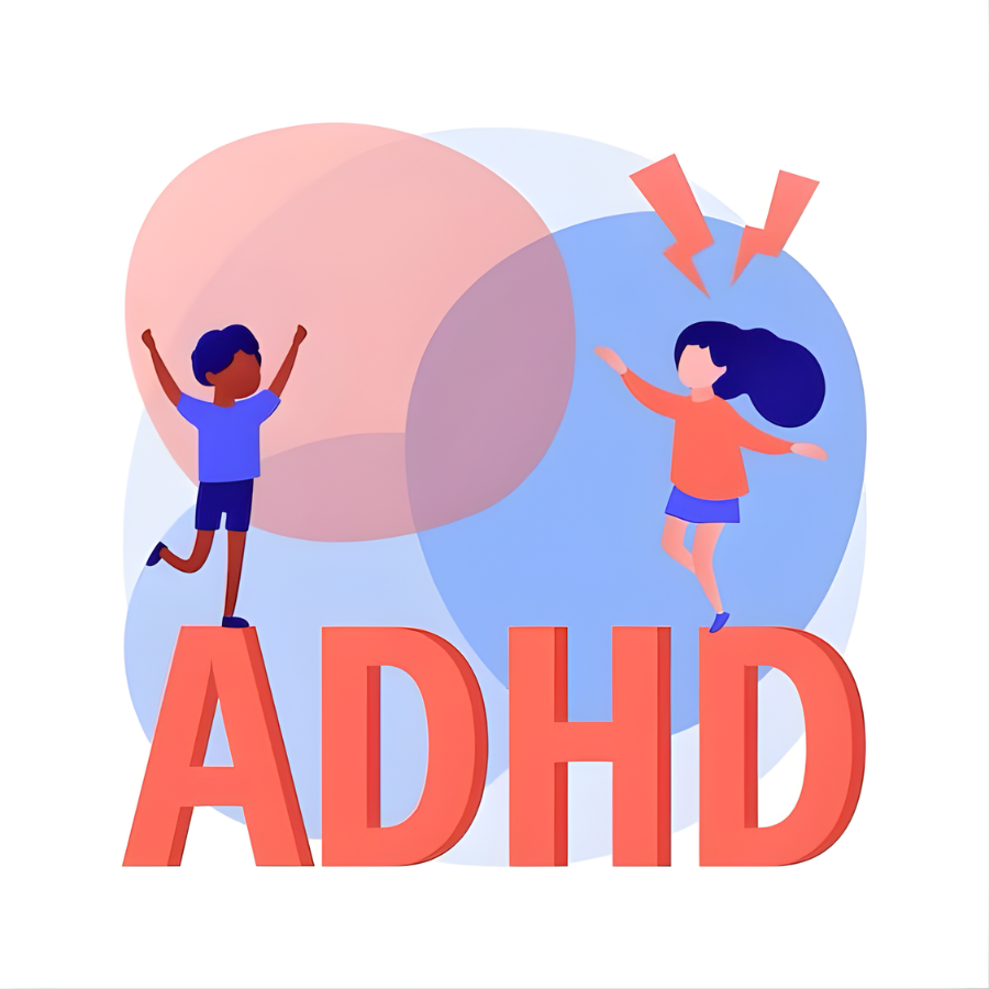 số bé trai được chẩn đoán ADHD cao hơn từ 2 đến 3 lần so với bé gái