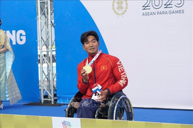 ASEAN Para Games 13: Đỗ Thanh Hải phá kỷ lục bơi ếch 50m nam- Ảnh 1.