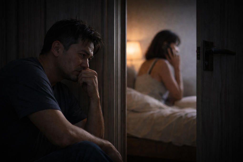 Vợ đòi ngủ riêng, tôi chết lặng khi nghe cuộc điện thoại... - 1