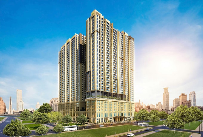 The Grand Manhattan tọa lạc tại vị trí hai mặt tiền đường Cô Giang - Cô Bắc ngay lõi trung tâm TP HCM. Ảnh: Novaland