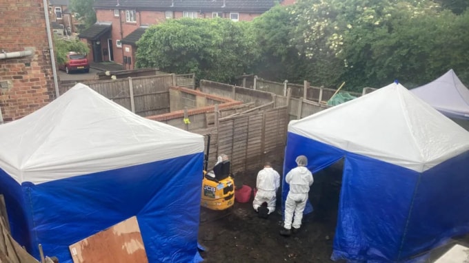 Thi thể Izabela Zablocka được tìm thấy ở vườn sau một ngôi nhà trên phố Princes, thành phố Derby. Ảnh: BBC