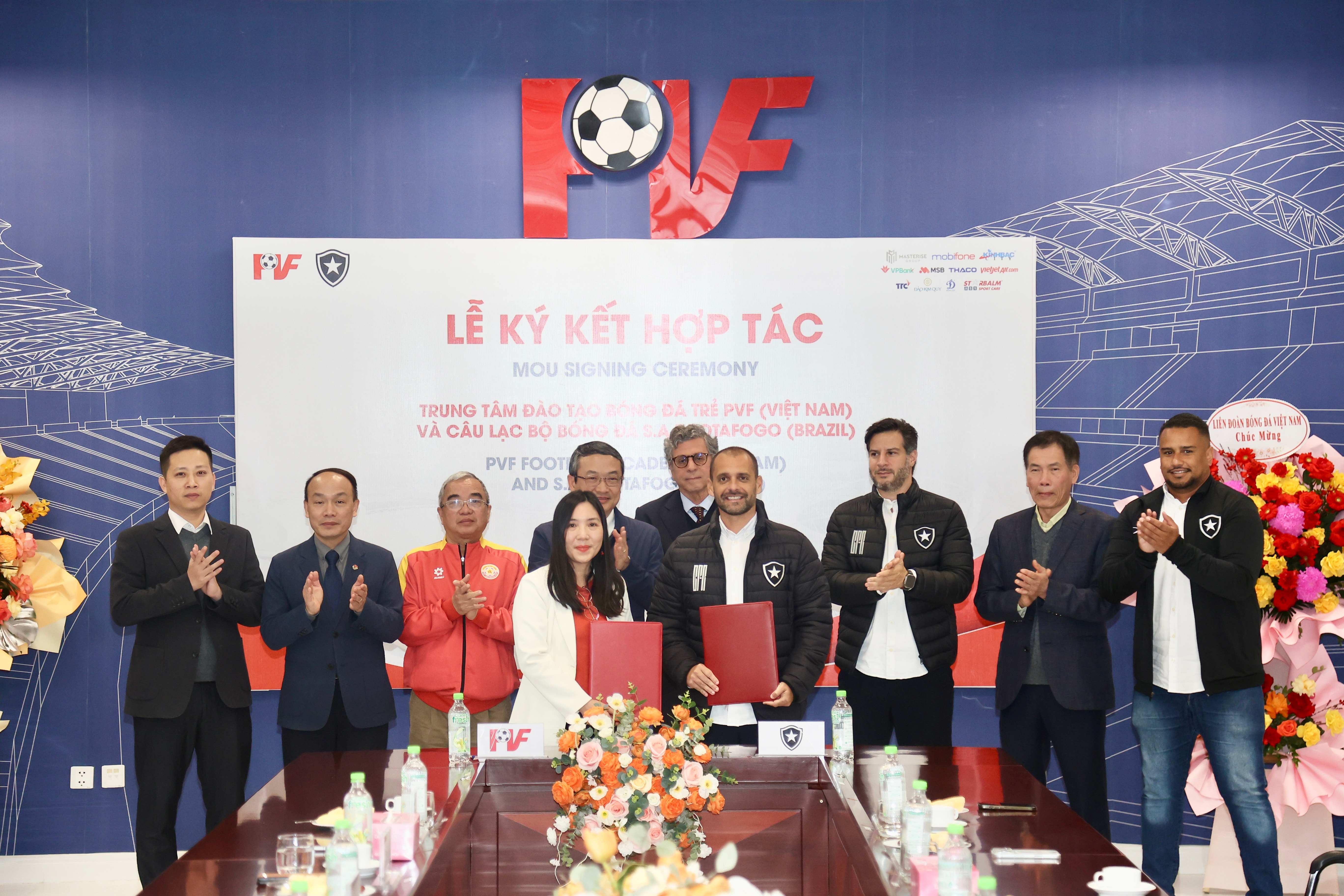 PVF hợp tác cùng Botafogo.