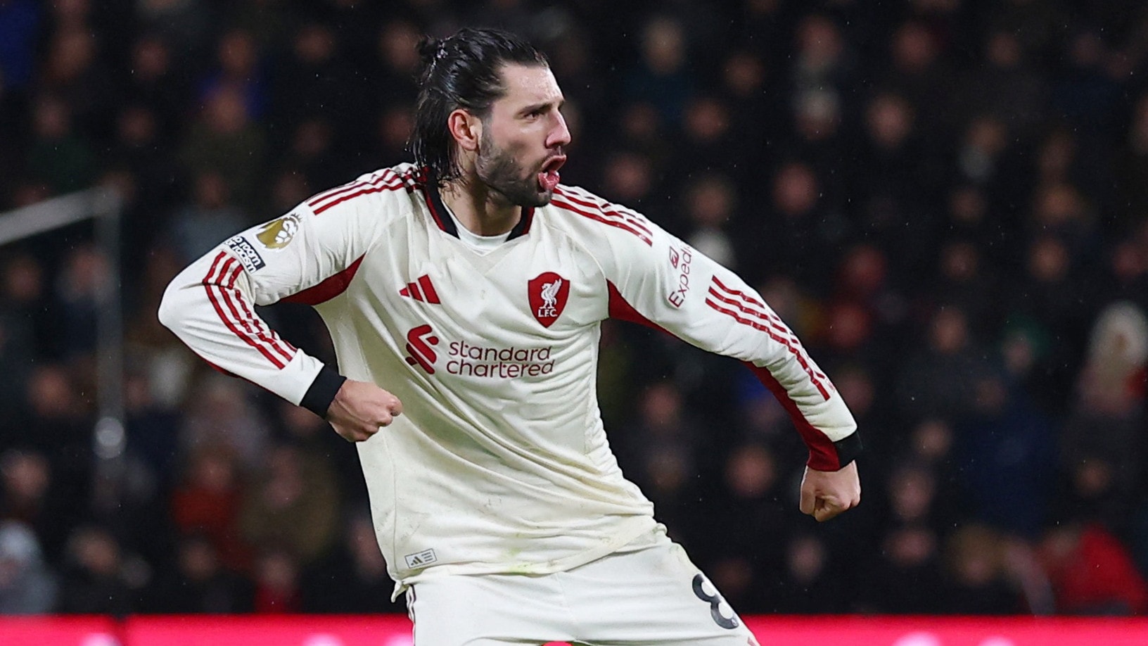 Szoboszlai ghi bàn và kiến tạo nhưng Liverpool vẫn thua Bournemouth. (Ảnh: Reuters)