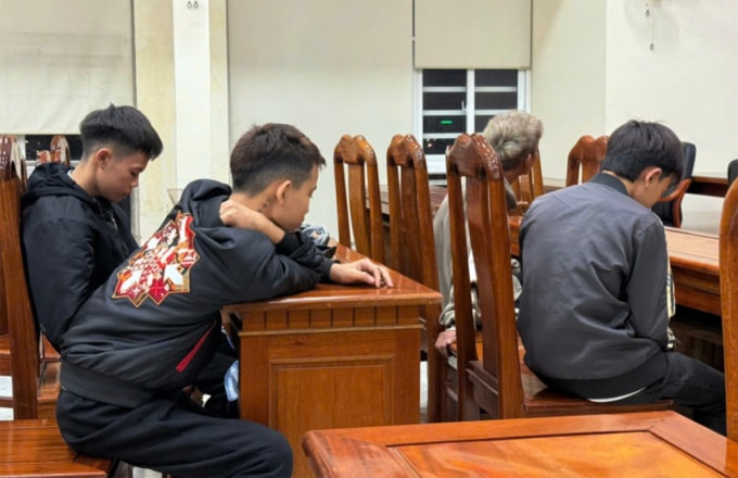 Cơ quan Công an triệu tập những người liên quan lấy lời khai. Ảnh: Anh Khánh