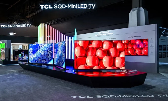 Gian hàng của TCL tại CES 2026.