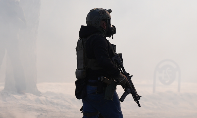 Sĩ quan nhập cư liên bang tại Minneapolis, Mỹ hôm 24/1. Ảnh: AP