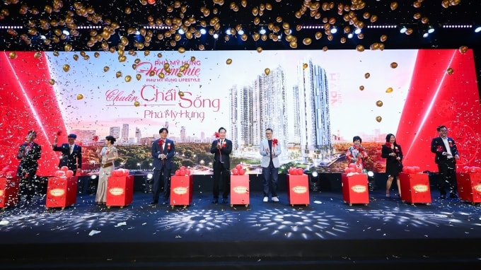 Lễ ra mắt dự án, ngày 24/1. Ảnh: Phú Mỹ Hưng