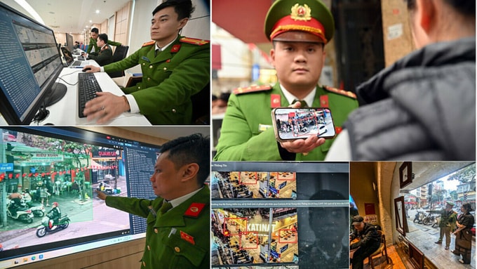 Các hình ảnh vi phạm được ghi lại rõ nét. Ảnh: Công an Hà Nội