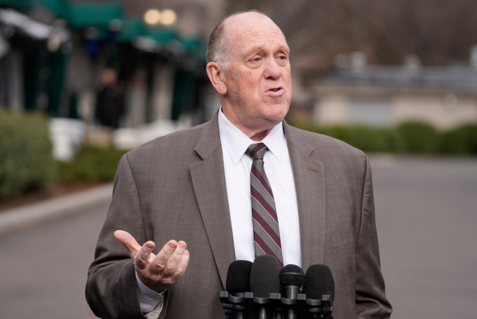 Ông Tom Homan tại Washington ngày 14/1. Ảnh: AP