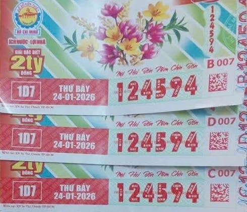 Xổ số miền Nam 26 - 1: Người trúng độc đắc và an ủi tại TPHCM - Ảnh 1. Xổ số miền Nam 26 - 1: Người trúng độc đắc và an ủi tại TPHCM - Ảnh 1.