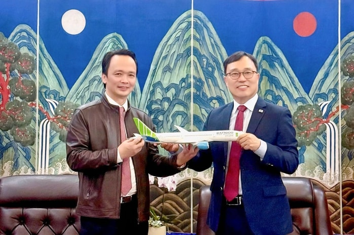 Ông Trịnh Văn Quyết tham dự buổi gặp gỡ của FLC với Đại sứ quán Hàn Quốc  - Ảnh 1.