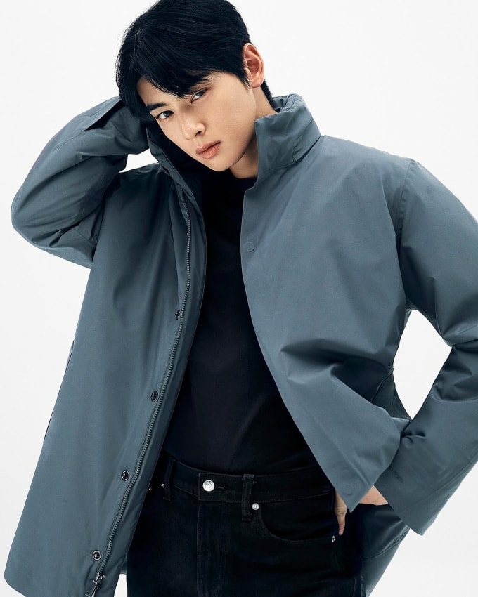 Cha Eun Woo trong bộ hình chụp cho thương hiệu Calvin Klein. Ảnh: Instagram/ Cha Eun Woo