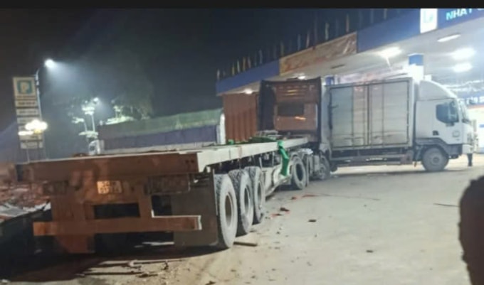 Hiện trường vụ tai nạn. Ảnh: Lạng Sơn